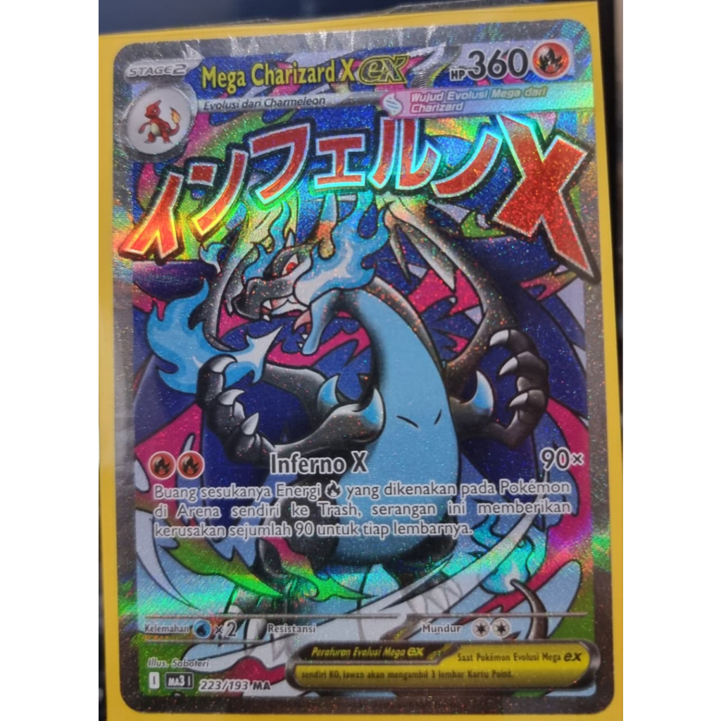 MEGA CHARIZARD  MEGA DRAGONITE, MEGA GENGGAR MA ORIGINAL POKEMON INDONESIA