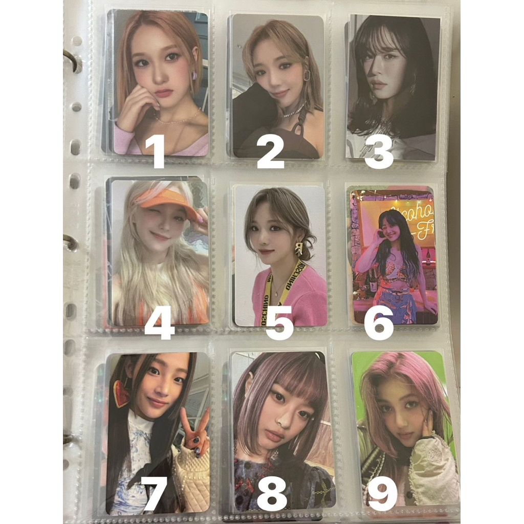 PHOTOCARD PC KPOP FROMIS9 STAYC TWICE CRAVITY SUMIN J YOON JIHEON SEOYEON CHAEYOUNG JISUN DANIELLE M