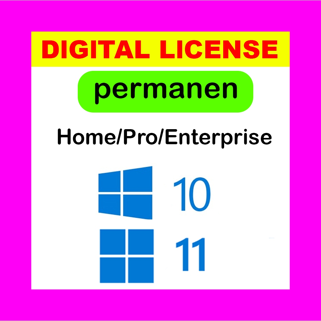 AKTIVASI WlNDOWS 10 / WlNDOWS 11 / HOME PRO