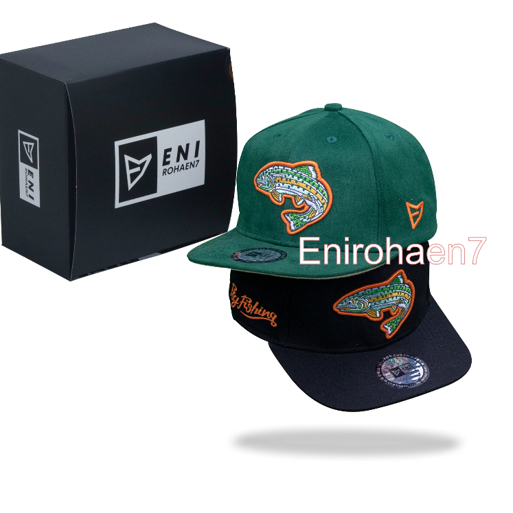 Topi FIG FISHING Topi Logo IKAN Topi Hewan Topi Mancing
