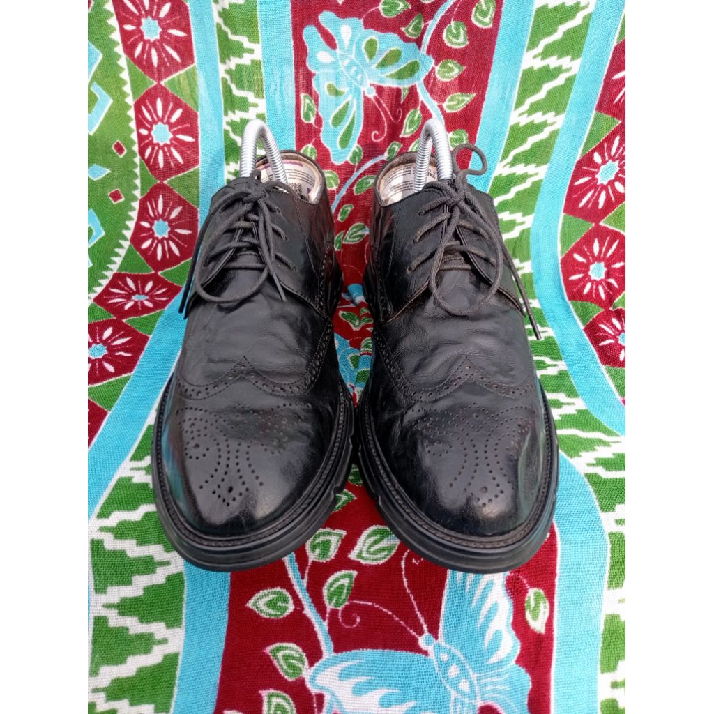 Sepatu Kulit Senda Wingtip Brogue (40)