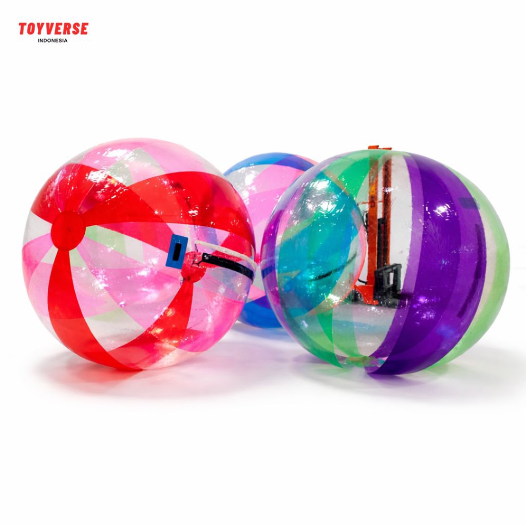 Human Hamster Ball Zorb Ball Bola Gelembung Transparan Wahana Air Darat Anak Dewasa Playground