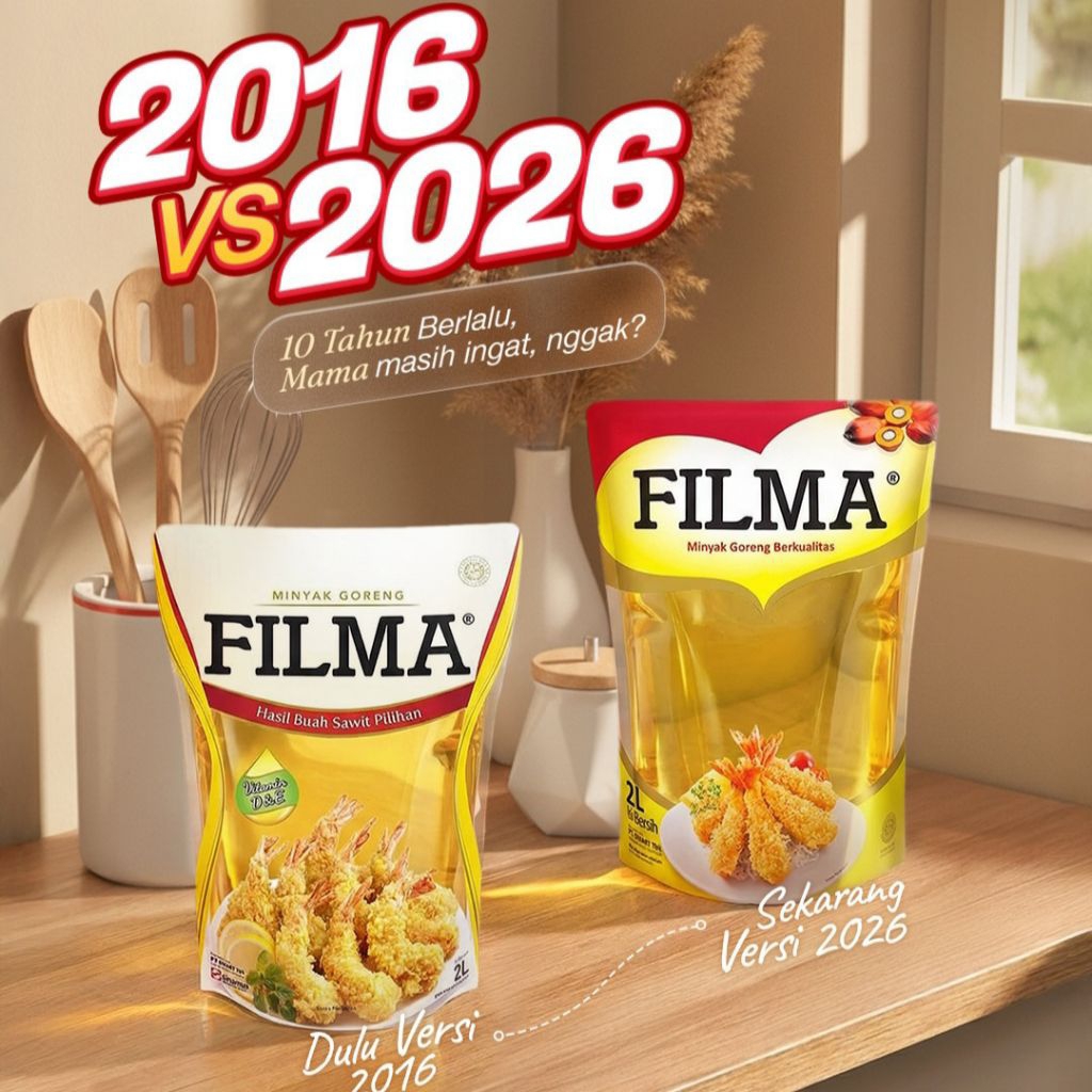 Twin Pack Minyak Goreng Filma 2L/Minyak Goreng Filma 2 Liter