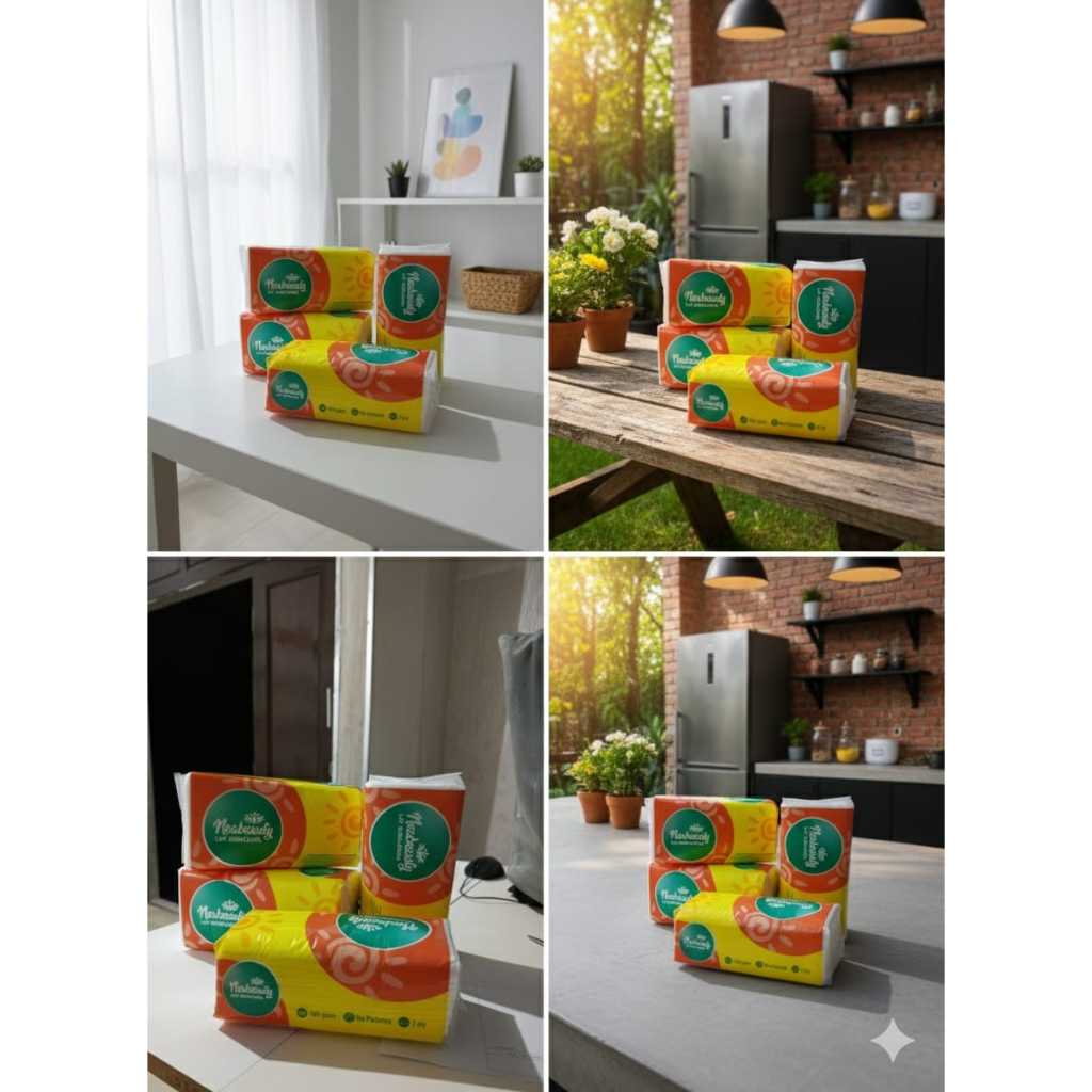TISU KOMPOR SERBAGUNA NEABEAUTY 180 LIPAT BISA DICUCI / Tisu Kompor Bisa Dicuci
