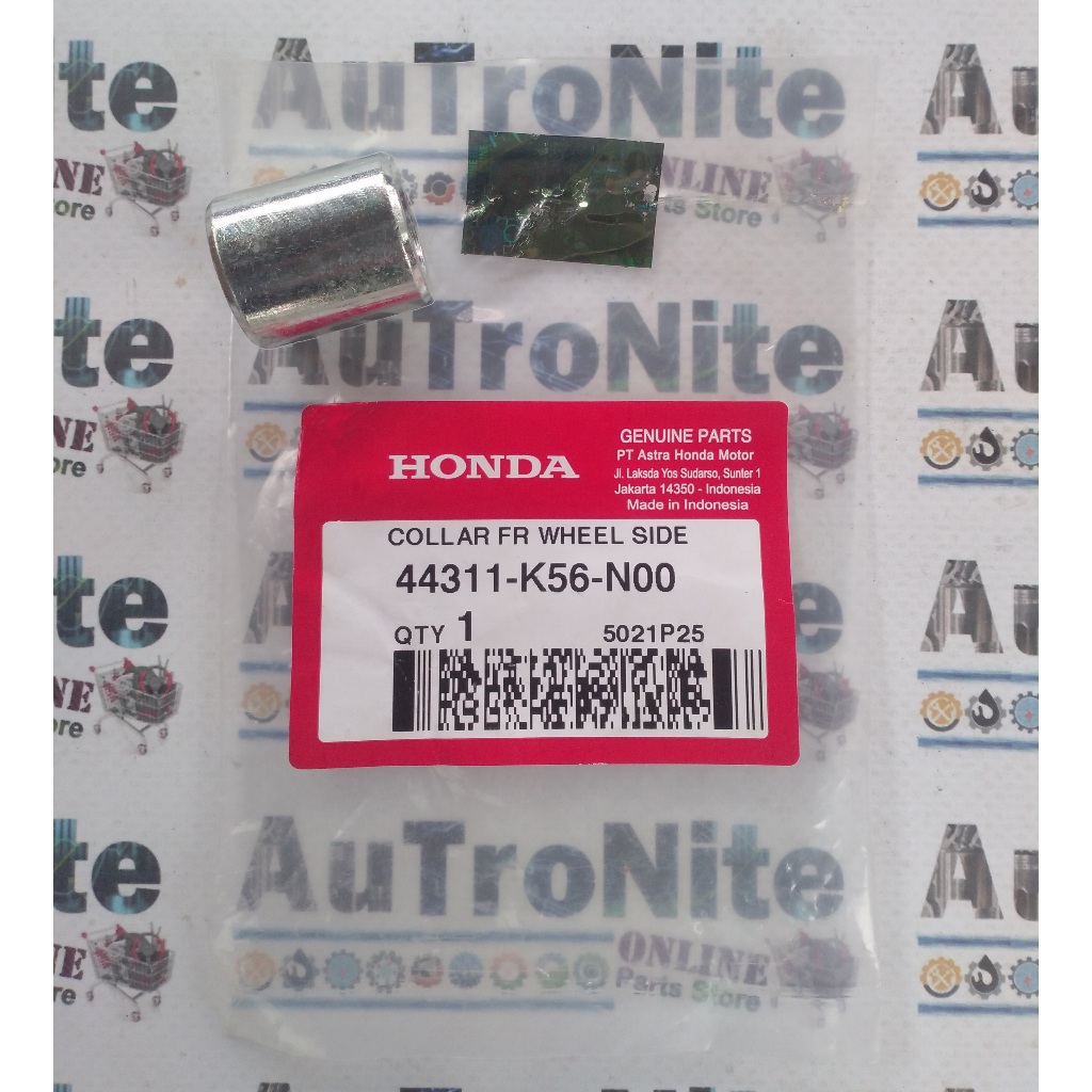 Boss Roda depan Bagian Samping Collar Front wheel Side 44311-K56-N00 Original Honda Sonic 150 R 4431