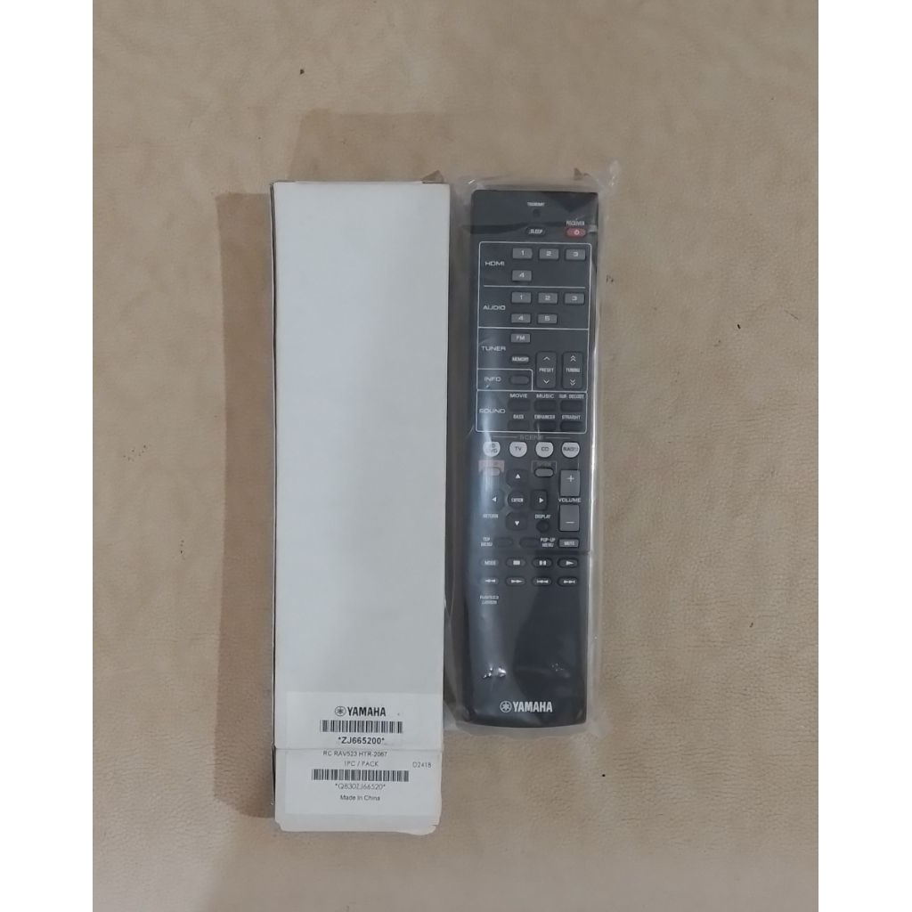 Remote asli baru receiver amplifier Yamaha RAV523, Yamaha HTR-2067