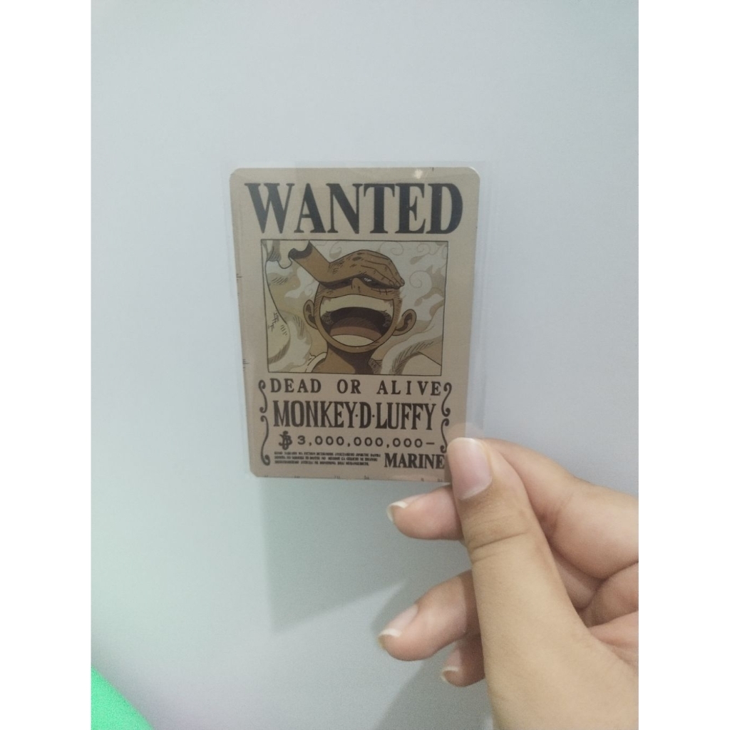 [SELECTED] Kartu Chatime x One Piece Card limited Stock - Luffy Nika WANTED