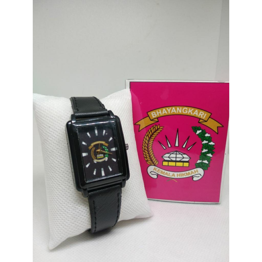 jam tangan kotak persit/bhayangkari alba