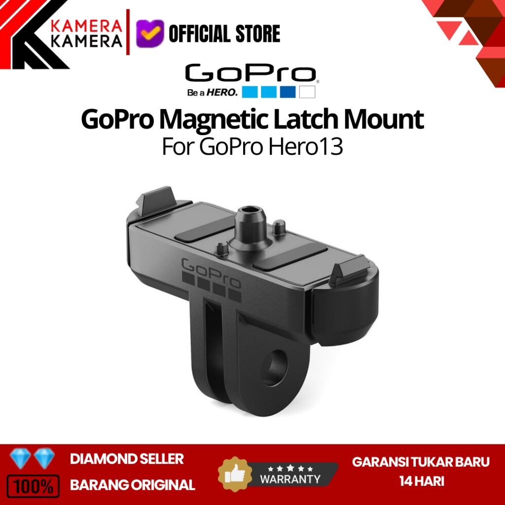 GoPro Magnetic Latch Mount for GoPro Hero13 Garansi Resmi