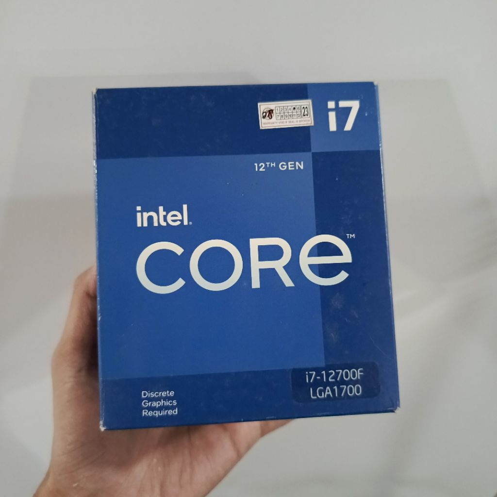 Processor Intel Core i7 12700F Bekas Normal siap pakai TANPA FAN