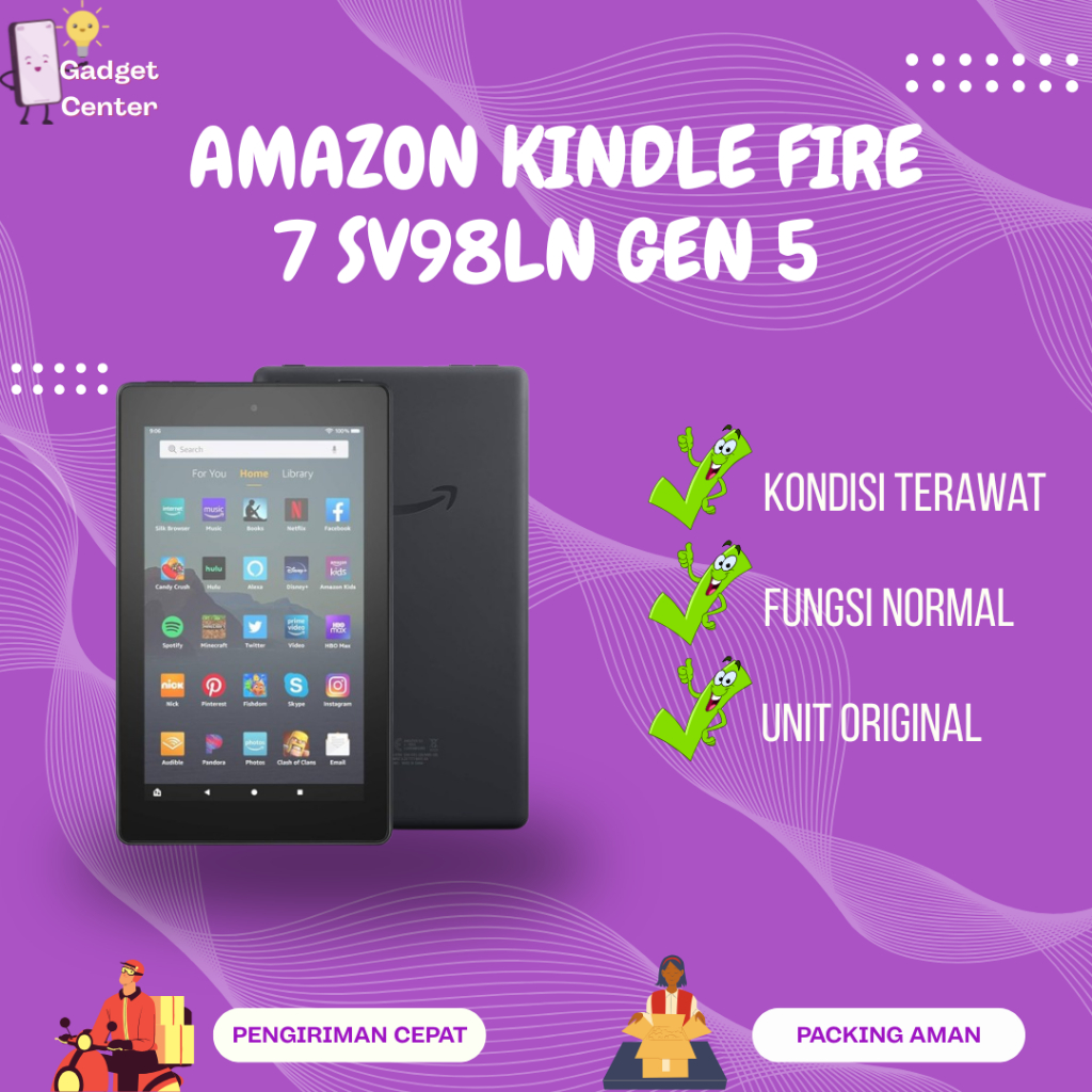 Amazon Kindle Fire 7 SV98LN 5th Generation 7.0" Second | GADGET CENTER