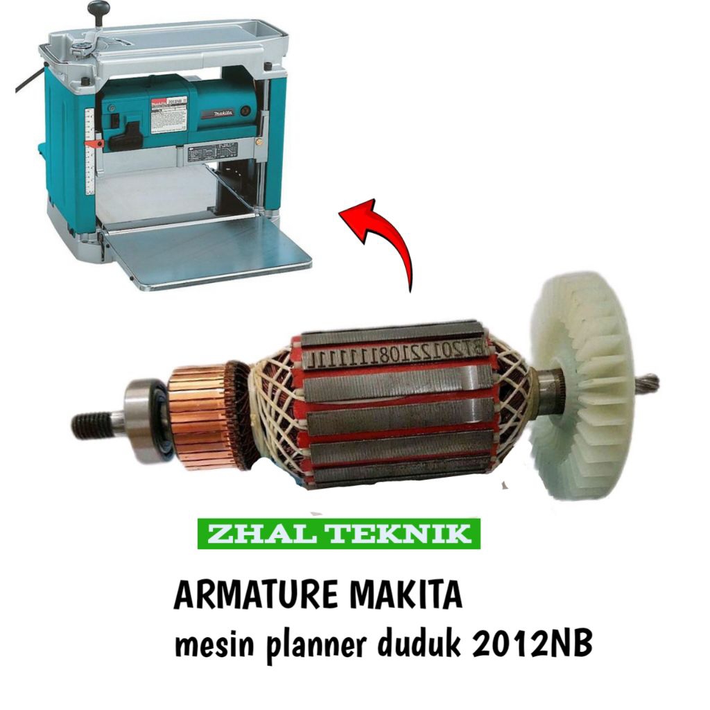 Armature untuk Makita 2012NB mesin serut kayu duduk 12" angker makita