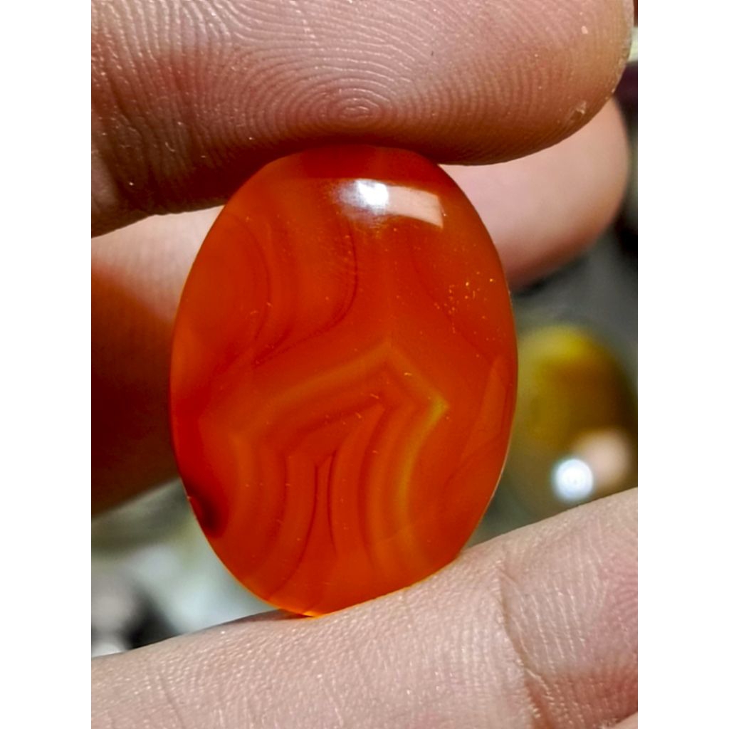 Batu akik Cempaka sulaiman merah TopHQ