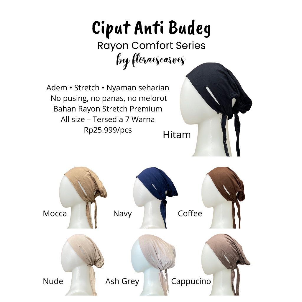 Florae - Ciput Anti Budeg | Ciput Telinga | Ciput Adem Nyaman | Ciput Bolong