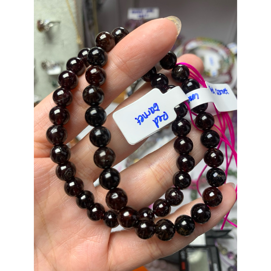 Star Red Garnet Bracelet (6mm)