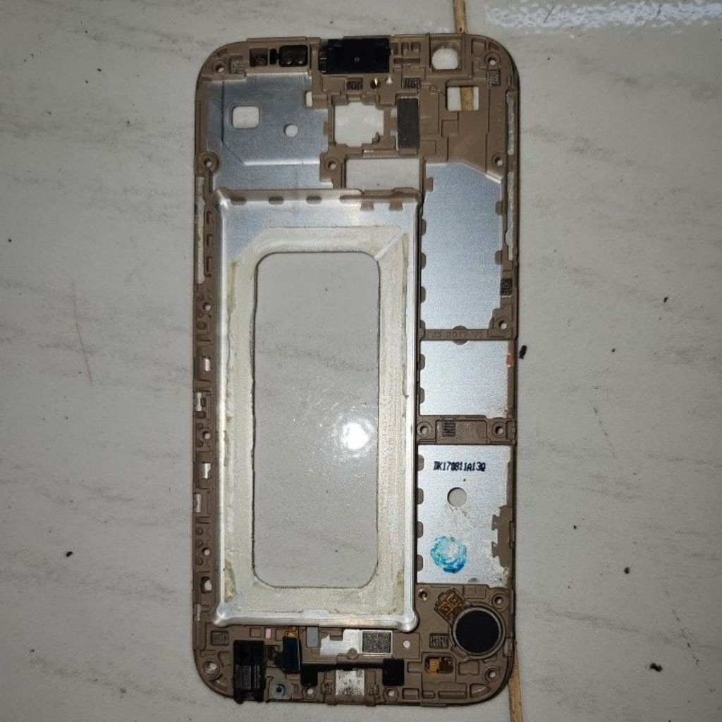 frame lcd j3 pro gold original copotan layak pakai