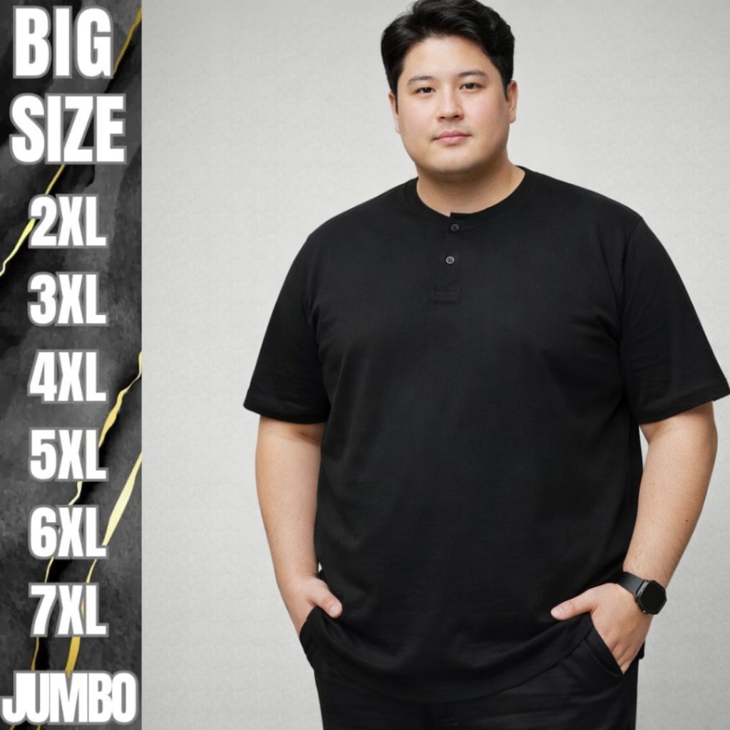 Baju Koko kurta jumbo kaos kurta polos big size 7XL 6XL 5XL 4XL 3XL M L