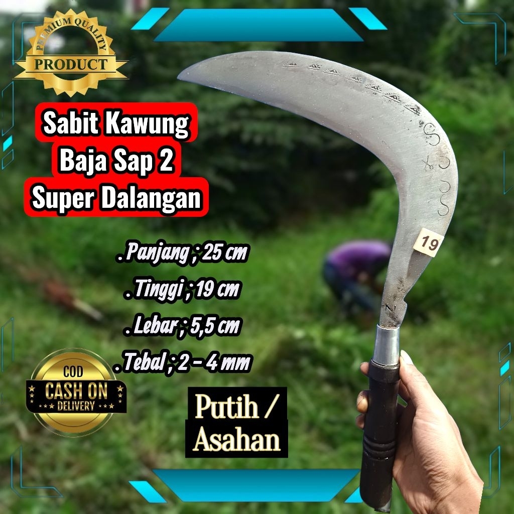 Sabit Arit Pengaritan M Kawung Uk Sedang Baja Selap 2 Super Full Produk Dalangan Wonosobo