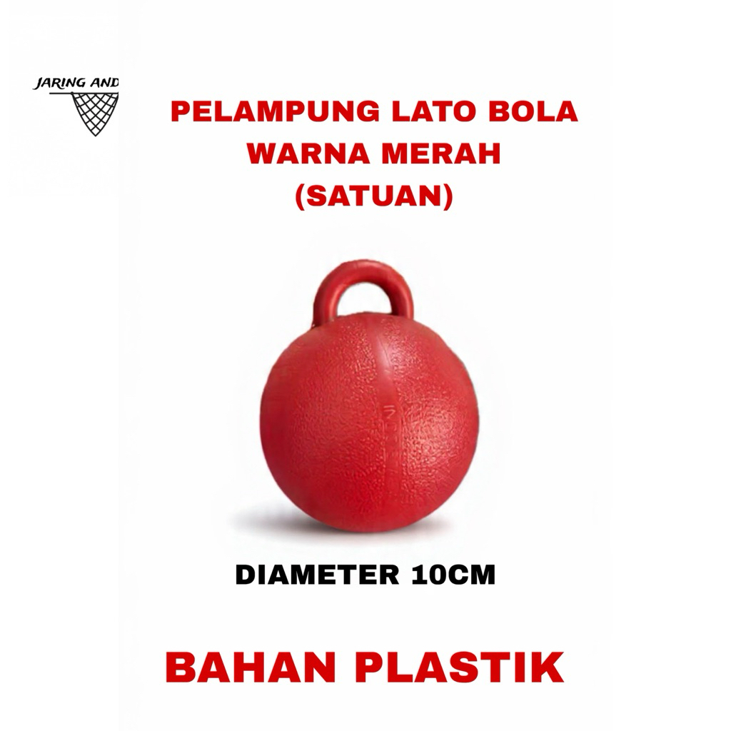Pelampung lato-lato bola merah (satuan)