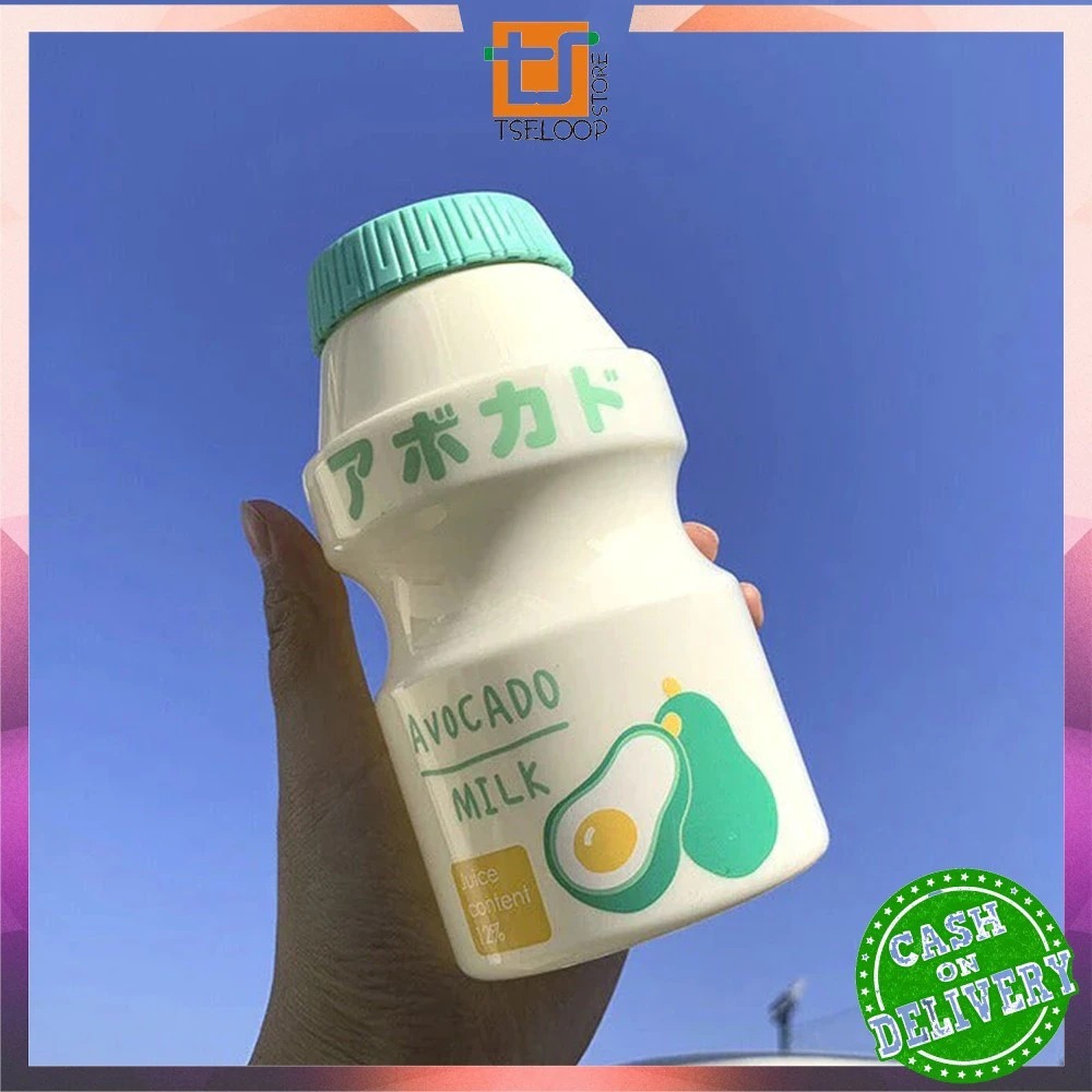 Es_Teh_Mamam ( Bisa ) Botol Yakult Kapasitas 500 Ml Gratis Gantungan Tali Botol Air Minum Anak Unik