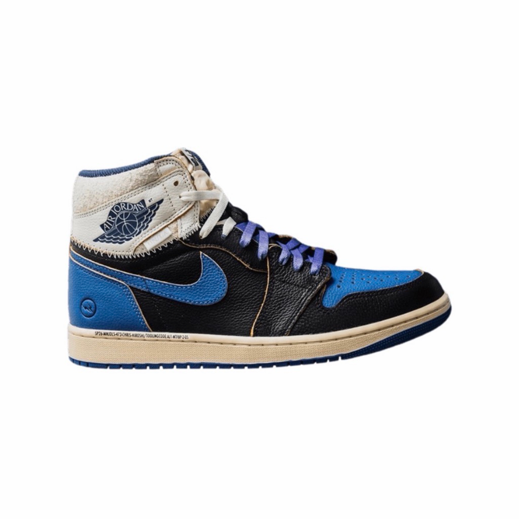 Air Jordan 1 Retro High OG SP x Union LA x Fragment Design Sport Royal