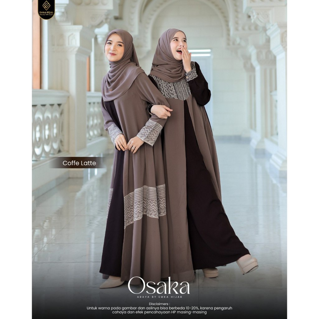 EMKA HIJAB READY Abaya Osaka Original Emka Hijab Abaya Paulista Premium