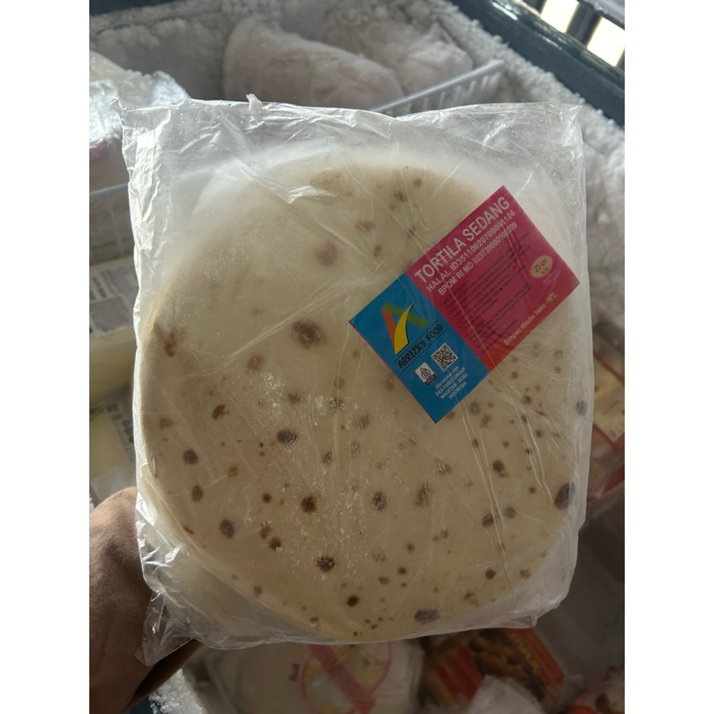 Tortila AR Rizky/ ALASDIN sedang / Kulit Kebab isi 20 pcs