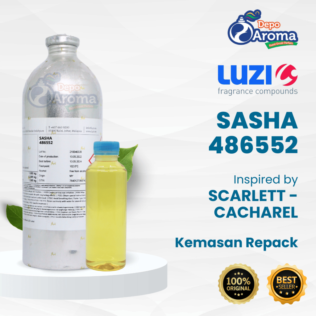 PARFUM BIBIT MURNI - SASHA 486552 - 500 ML - LUZI