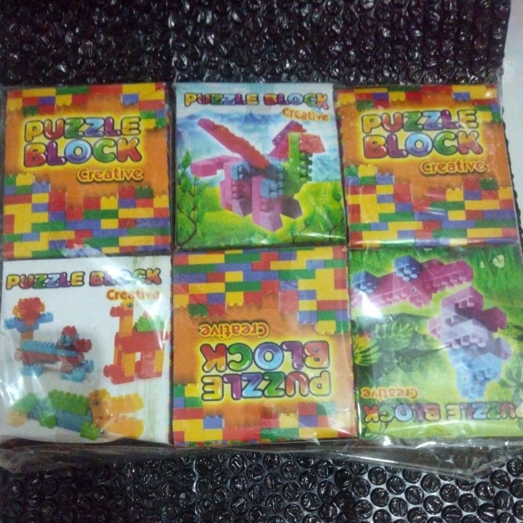 Puzzle block Creative/ mainan puzzle murah/ puzzle block box