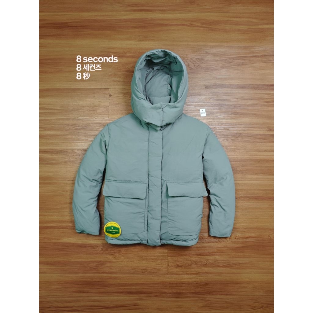 8 seconds puffer padded boxy jacket