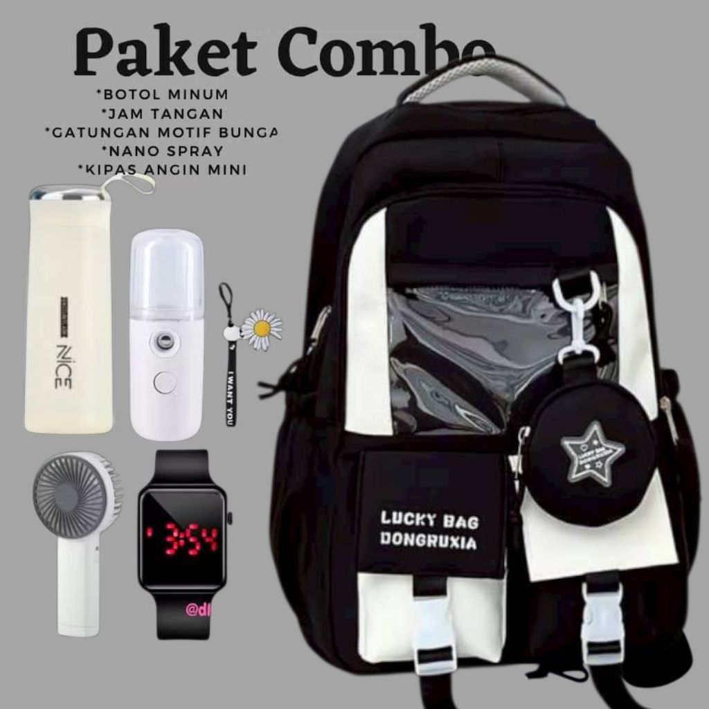 AYSH JEPANG - Tas Ransel Sekolah Motif Jepang Korea K-Pop - Ransel Sekolah Wanita Anak SD SMP