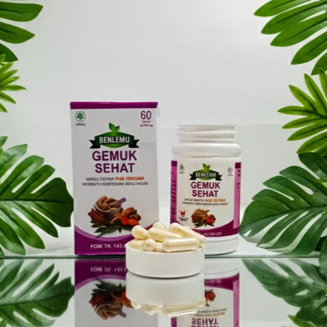 Penggemuk Badan Herbal BPOM Aman 60 Kapsul Memperbaiki Nafsu Makan
