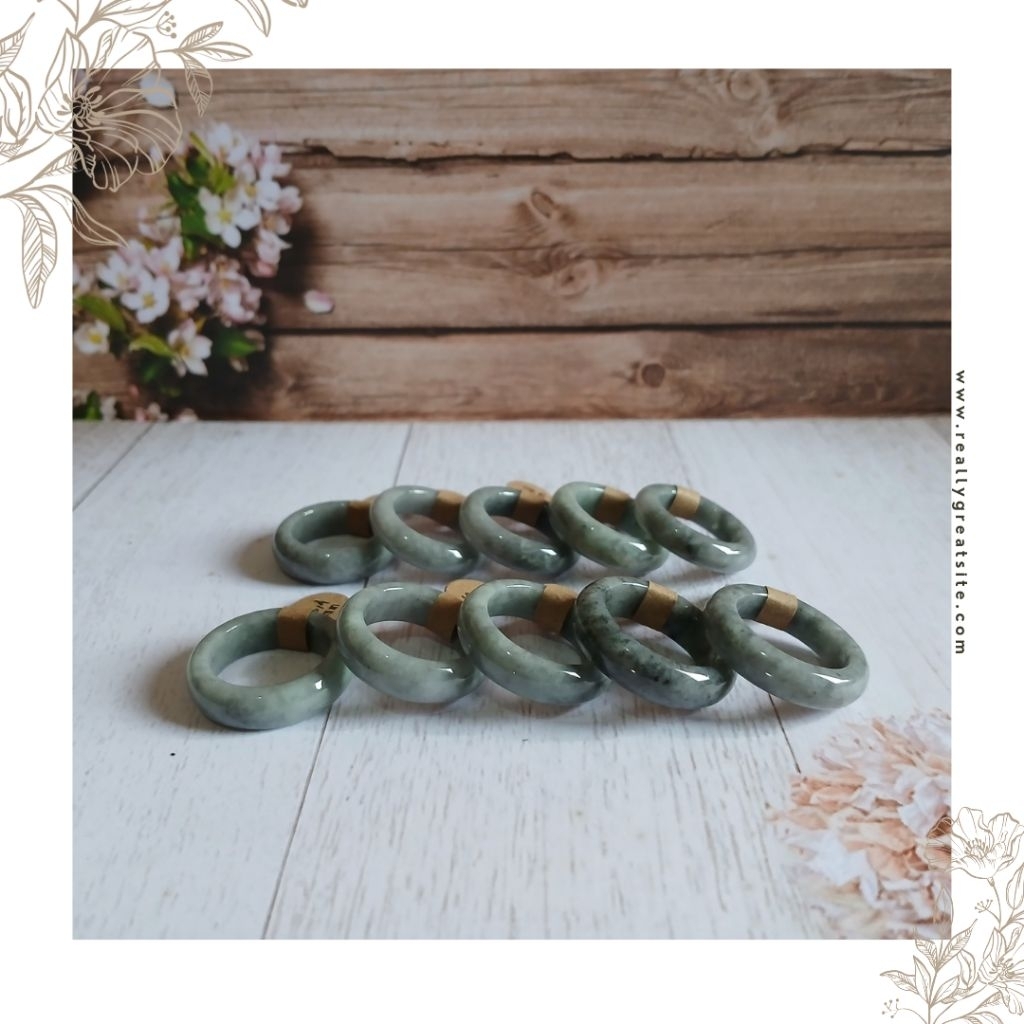 Cincin Giok Asli Burma Wuji