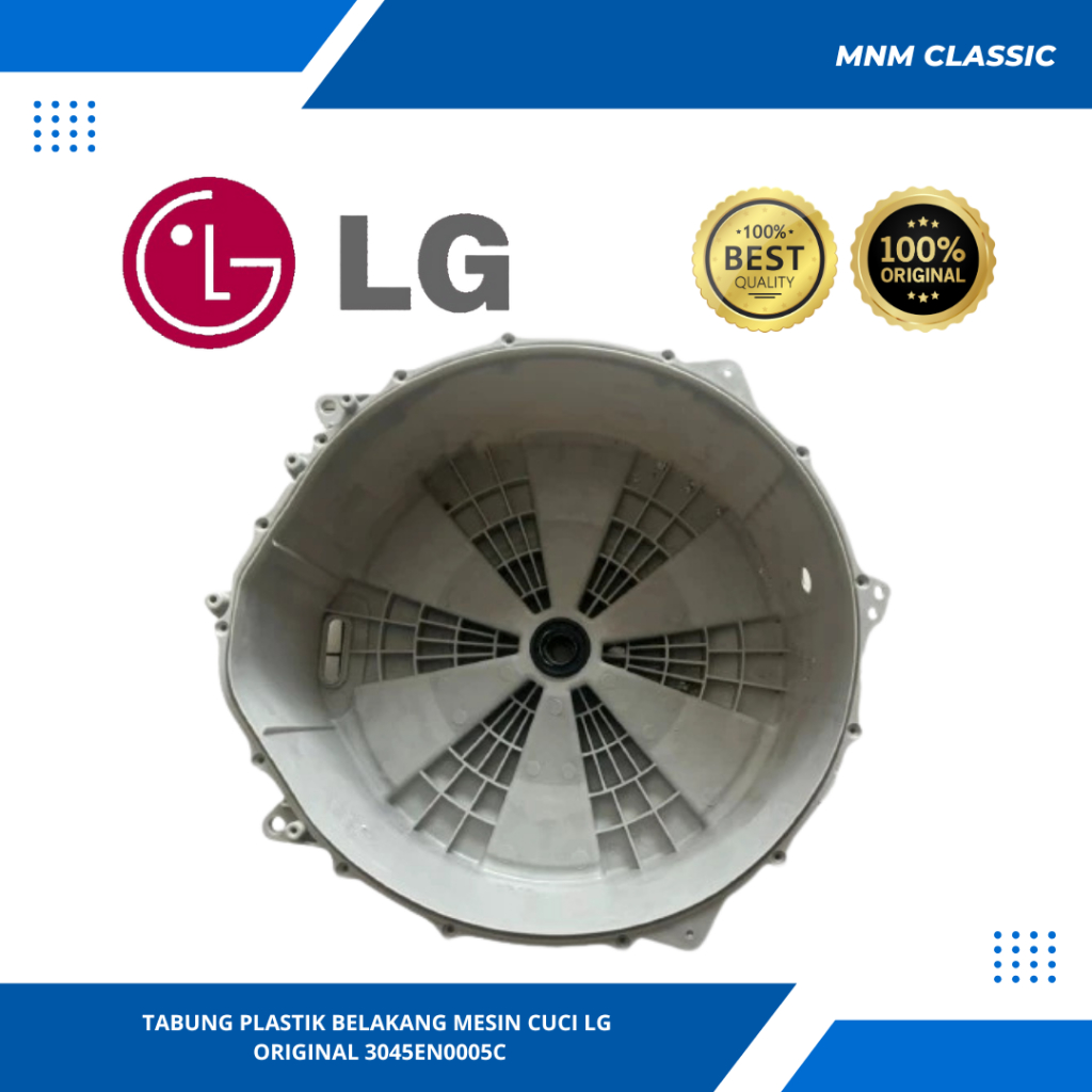 TABUNG PLASTIK BELAKANG MESIN CUCI LG FRONT LOADING WD-K1077TP WD-K8065TP WD-K8070TP ORIGINAL 3045EN