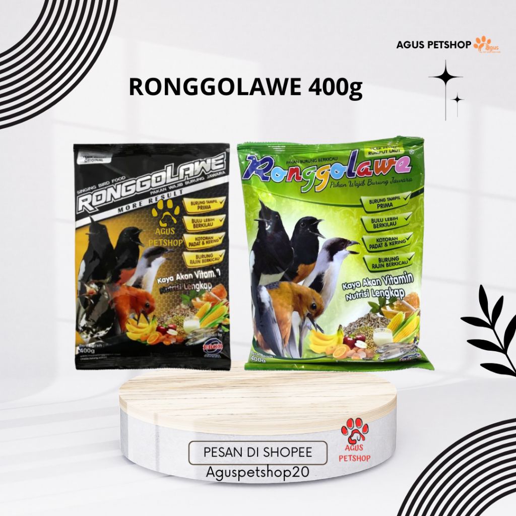 Ronggolawe Pakan Burung Berkicau