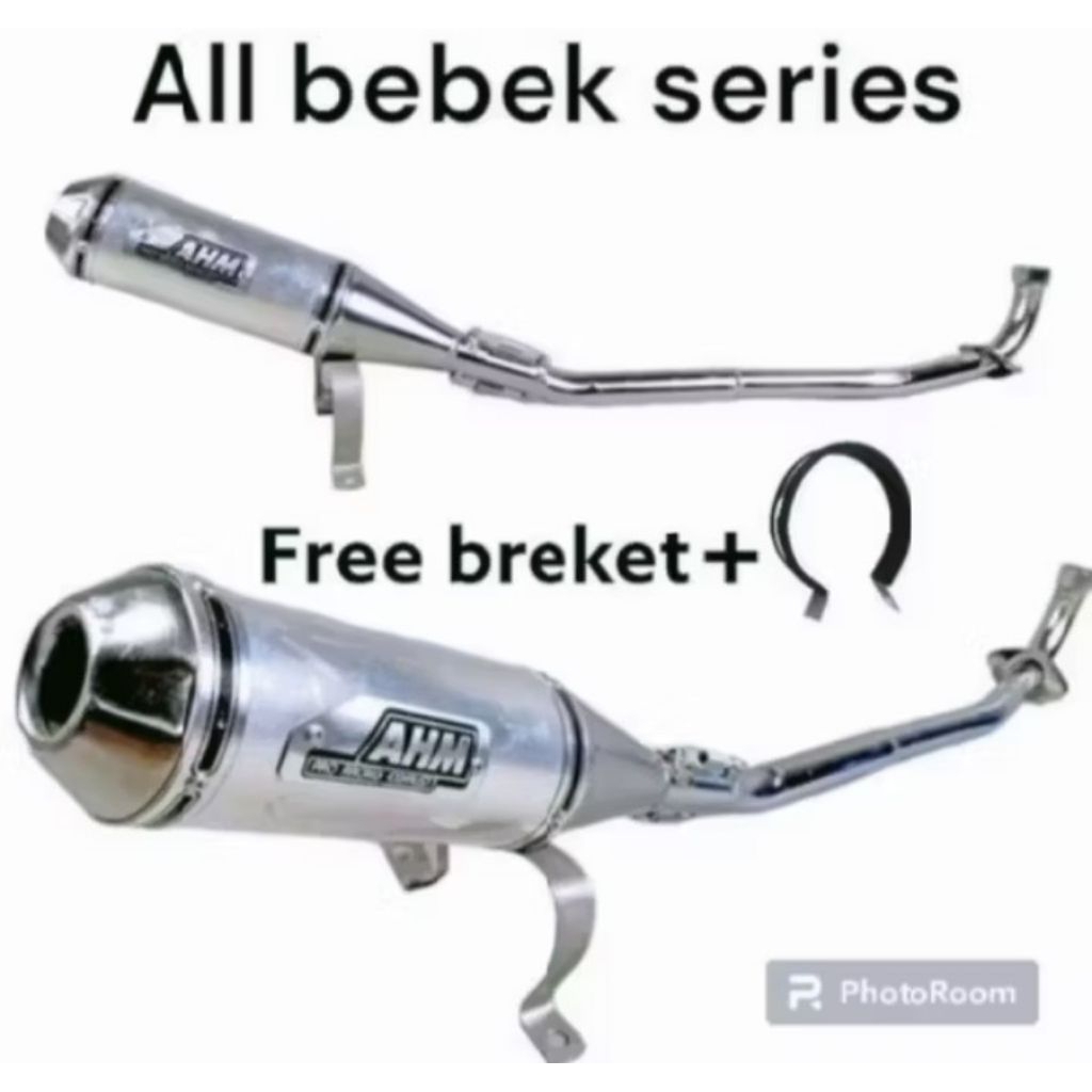 Knalpot Racing AHM Full Crom Cocok Untuk Motor Bebek