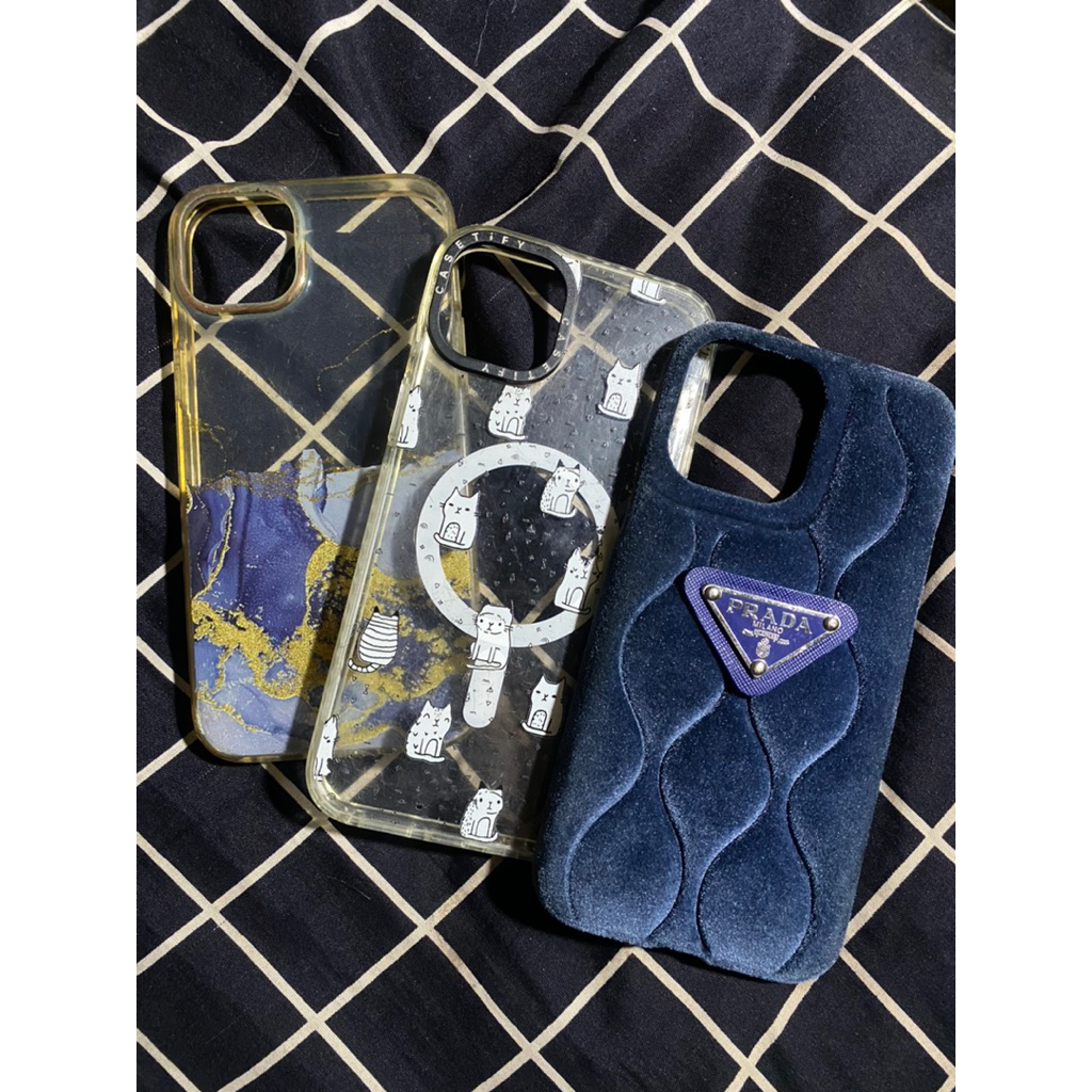preloved case casetify/ prada/ case custum lucu iphone 13 promax ke3nya