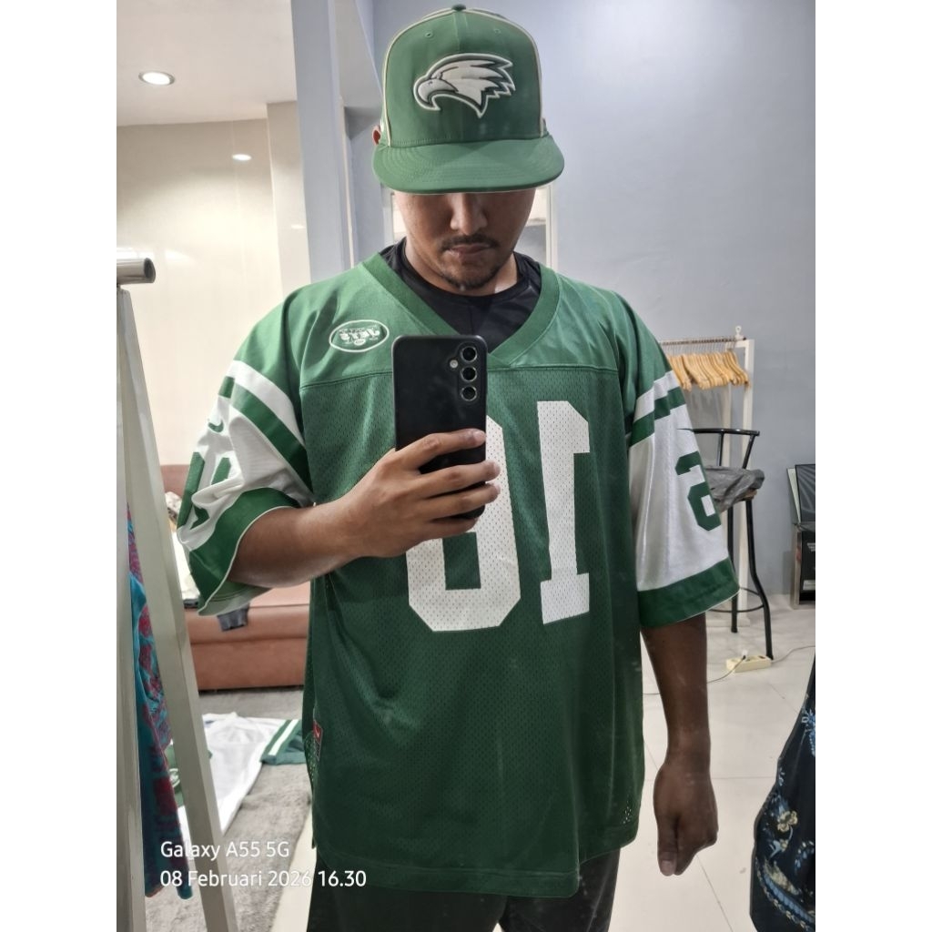 Jersey Nike NFL NY Jets (FREE TOPI NIKE DRIFIT )