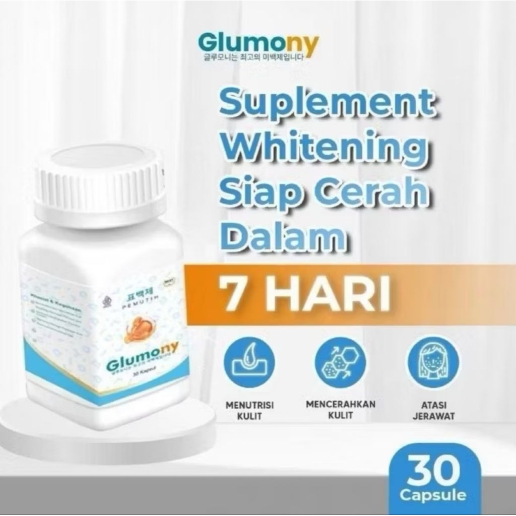 Pemutih Badan Glumony 10x Lebih Cepat Permanen