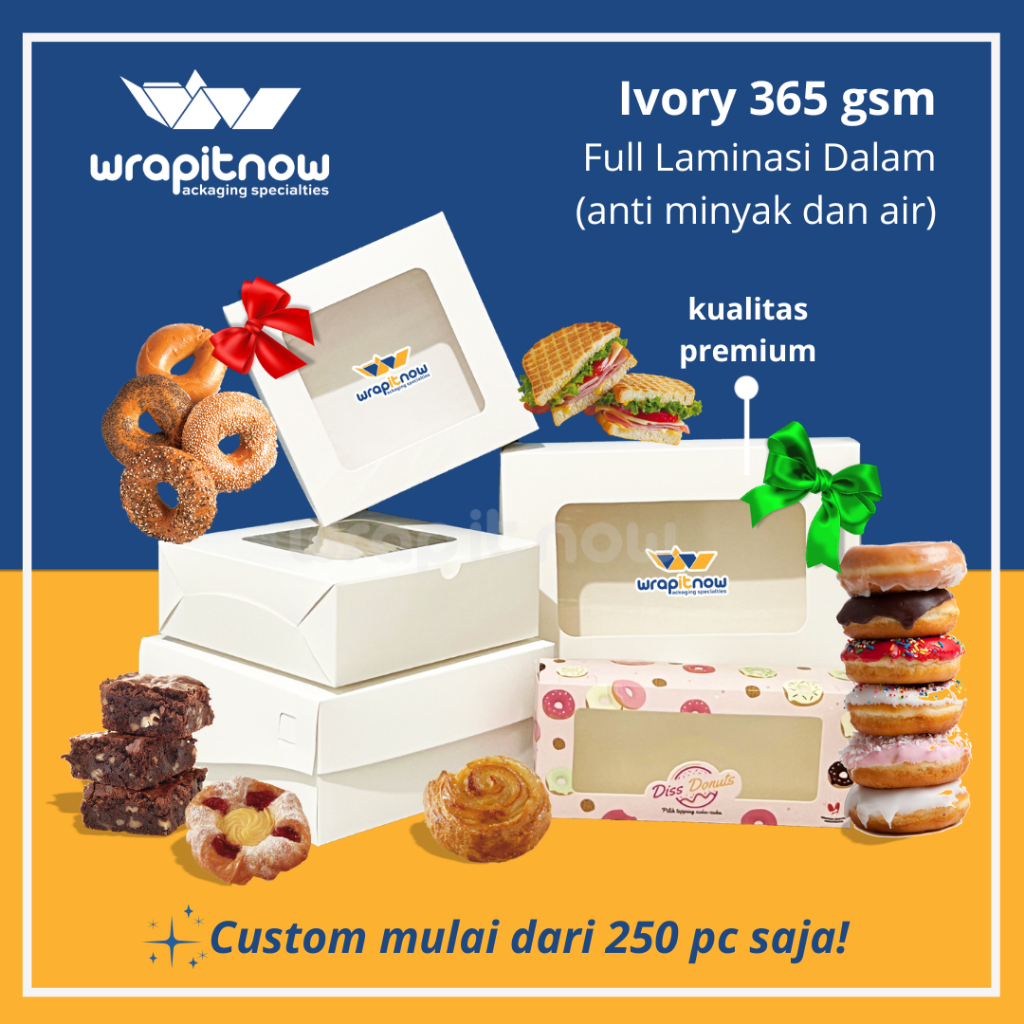 Dus ivory premium murah 22x10x5 20x20x7 20x20x5 22x22x10 22x10x7 22x12x7 24x12x5 dus nasi chiffon ca