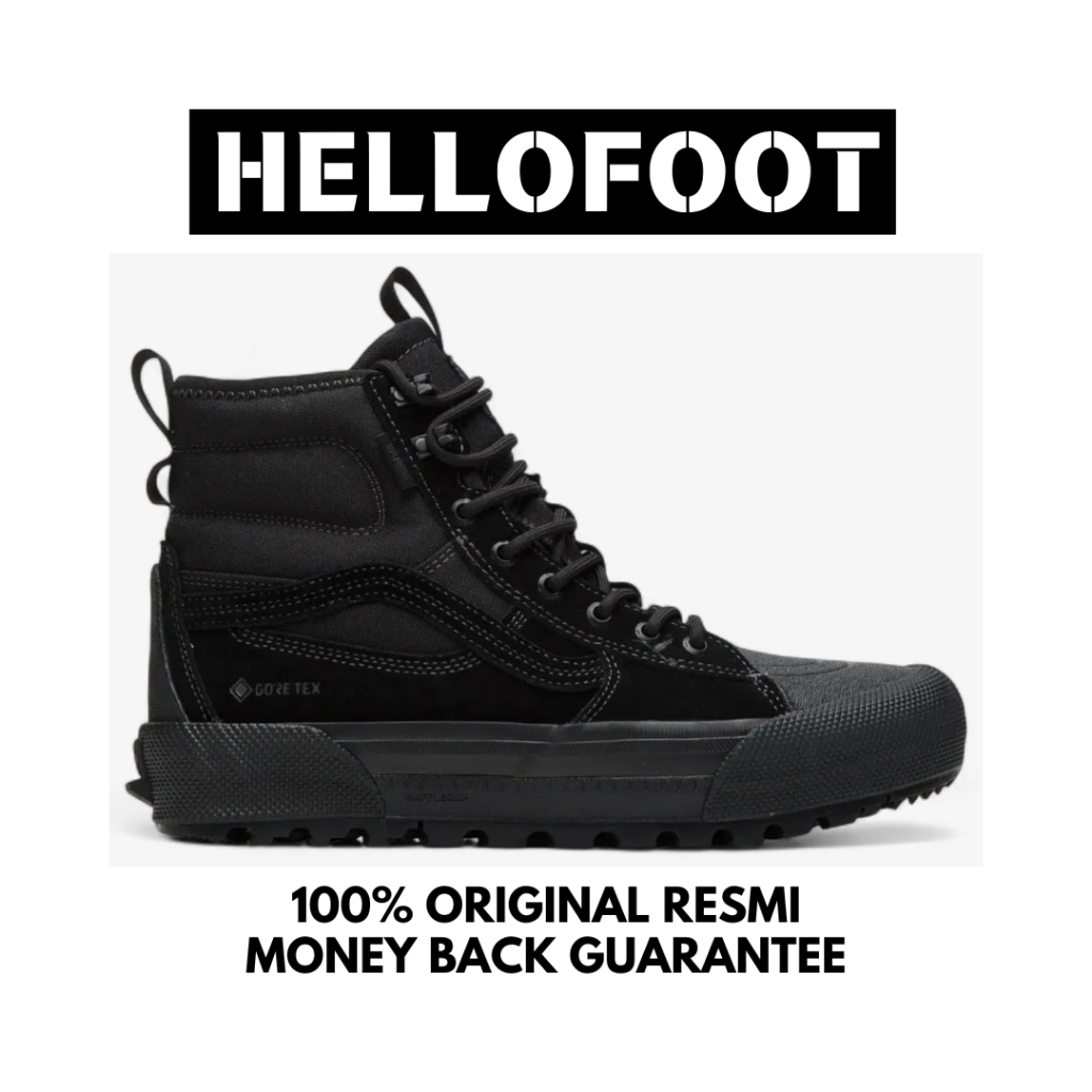 Sepatu Vans SK8 Hi MTE 3 Gore-Tex Blackout [100% Original Resmi]