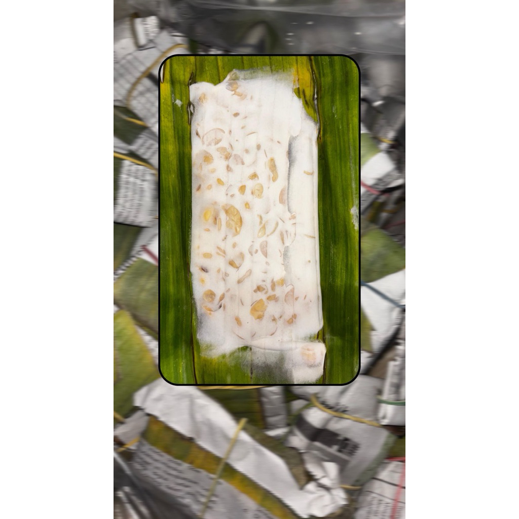 Tempe Bungkus Daun/tempe daun pisang/tempe daun