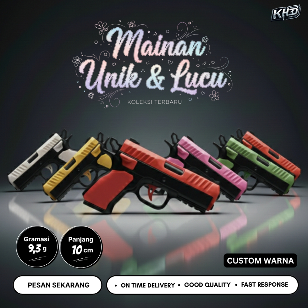 Mainan Pistol Pistolan Plastik Anak Cowboy Polisi Tentara Soft Bullet Peluru Bus a Mainan Anak Laki 