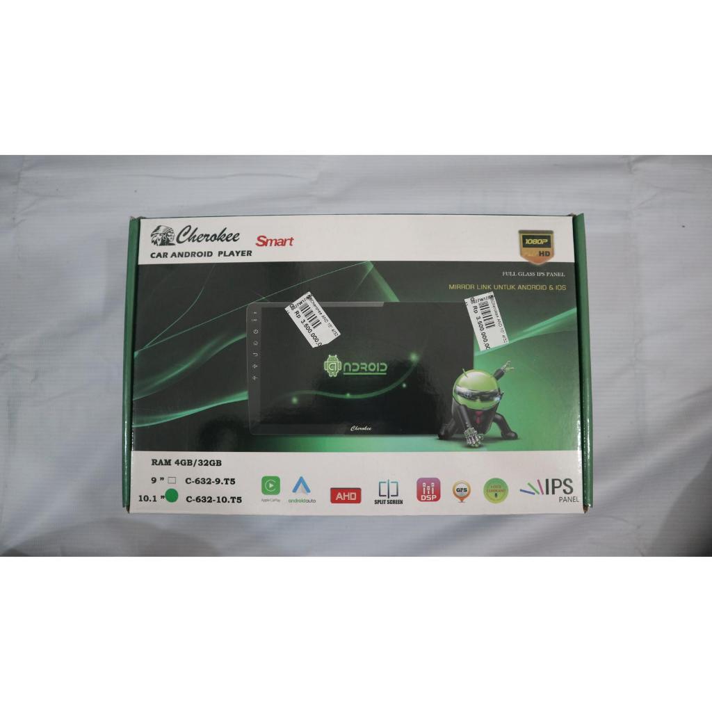 HEAD UNIT MOBIL OS ANDROID MERK CHEROKEE 10 INCH RAM 4GB ROM 32GB UNIVERSAL