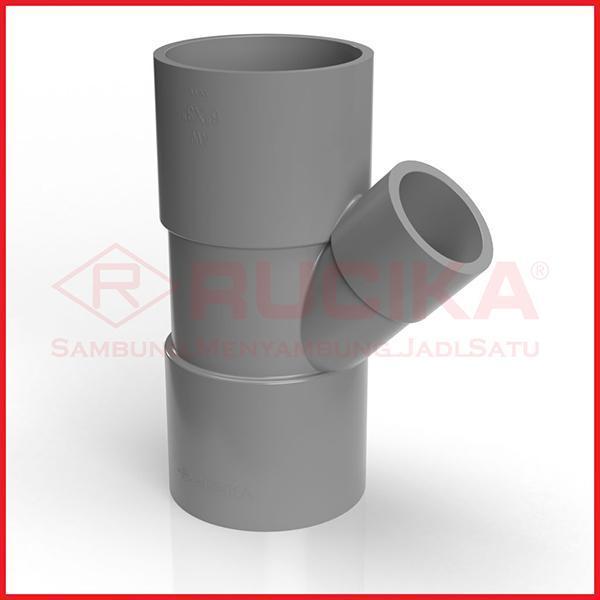 Rucika Y-Branch AW JIS Tee Y 45° 4"x2" 4"X3" 6"X3" 6"x4" Rucika AW JIS