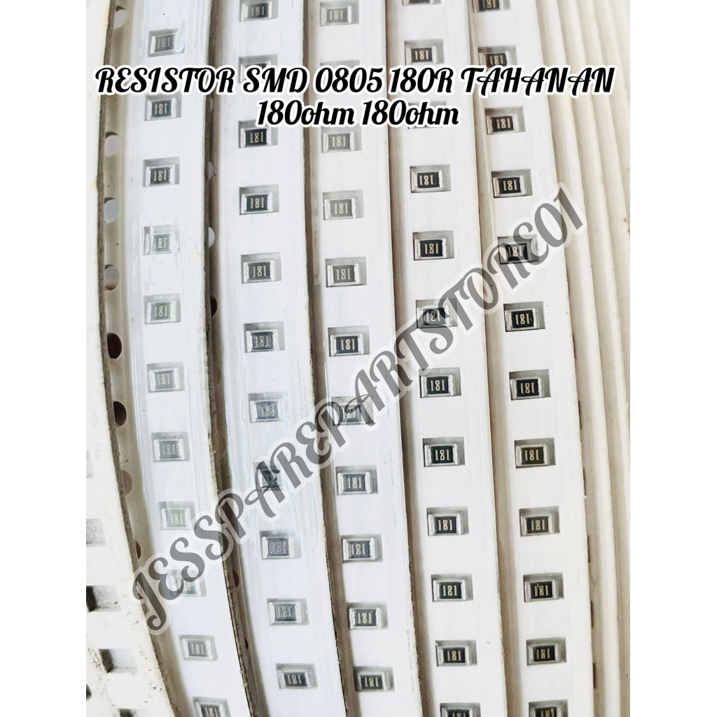 RESISTOR SMD 0805 180R TAHANAN  180ohm 180ohm