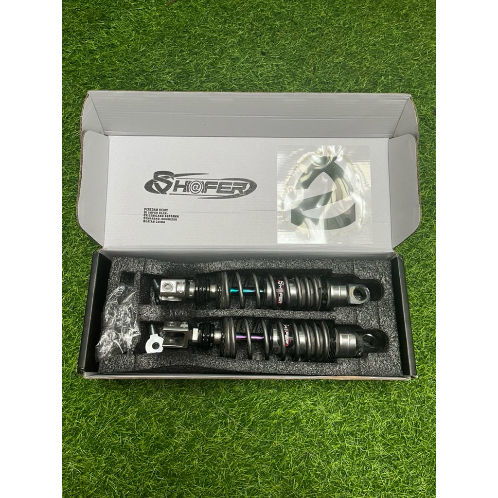 Shock belakang aerox 155, knalpot standar aerox 155, mounting standart aerox, windshield jenong aero