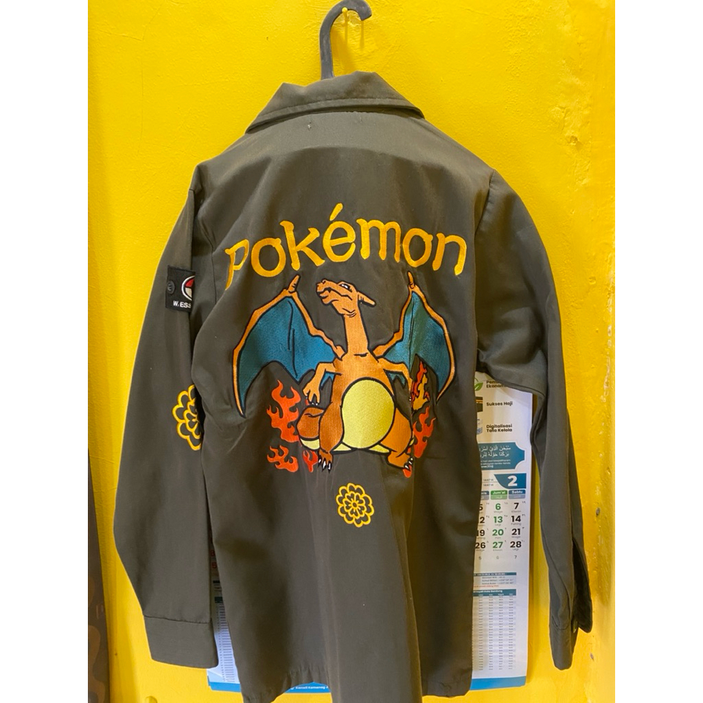 Preloved  Work Jacket W.essentiels x Pokemon