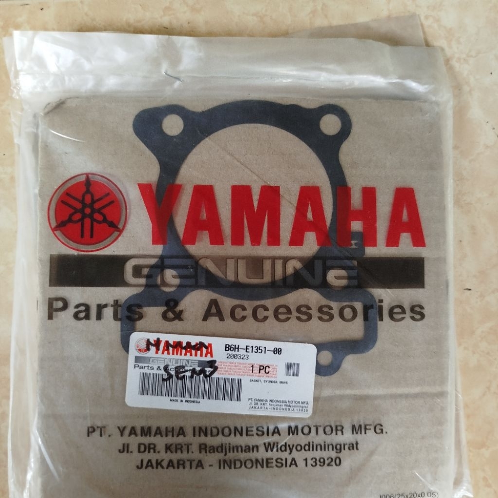 Paking Packing Gasket Blok Bawah Aerox Nmax Original YGP B6H-E1351-00