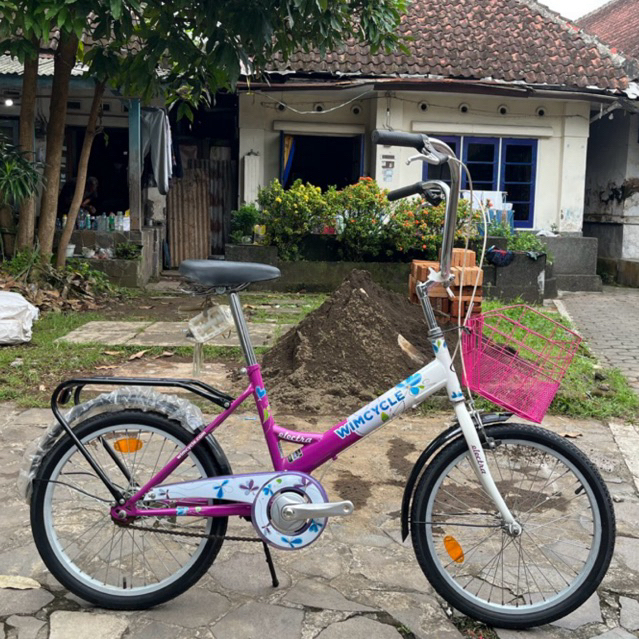 Sepeda Mini 20 Inch Wimcycle Electra (Setir Jengki) Original Wimcycle BARU Free Bel